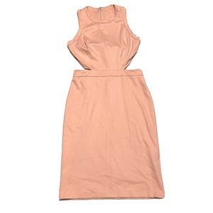 Amanda Uprichard Large Cocktail Dress Pink Cut Out Women’s  Sleeveless Tank